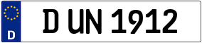 Truck License Plate